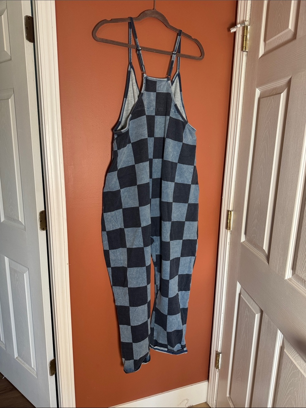 Rags checkered adult romper - Picture 4 of 4
